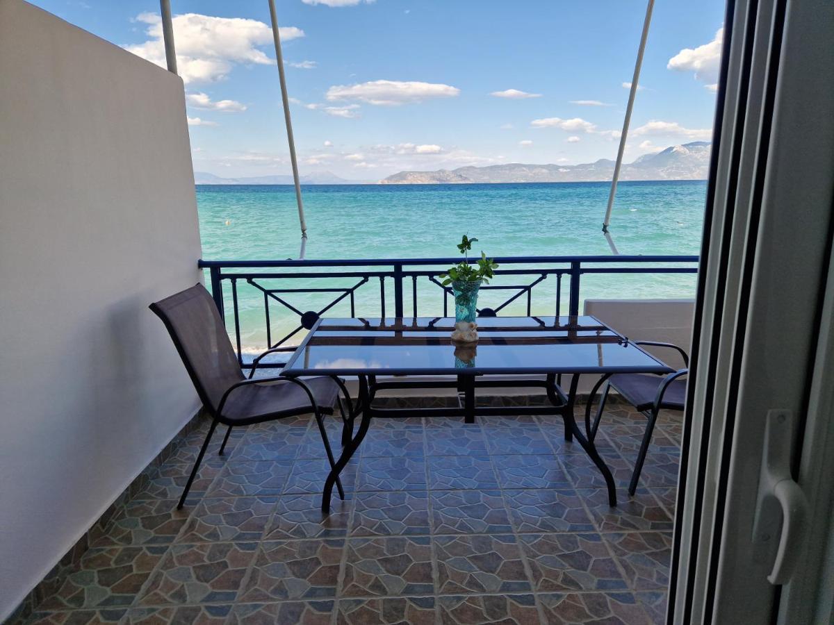 Korinthian Sea View Appartement Nerántza Buitenkant foto