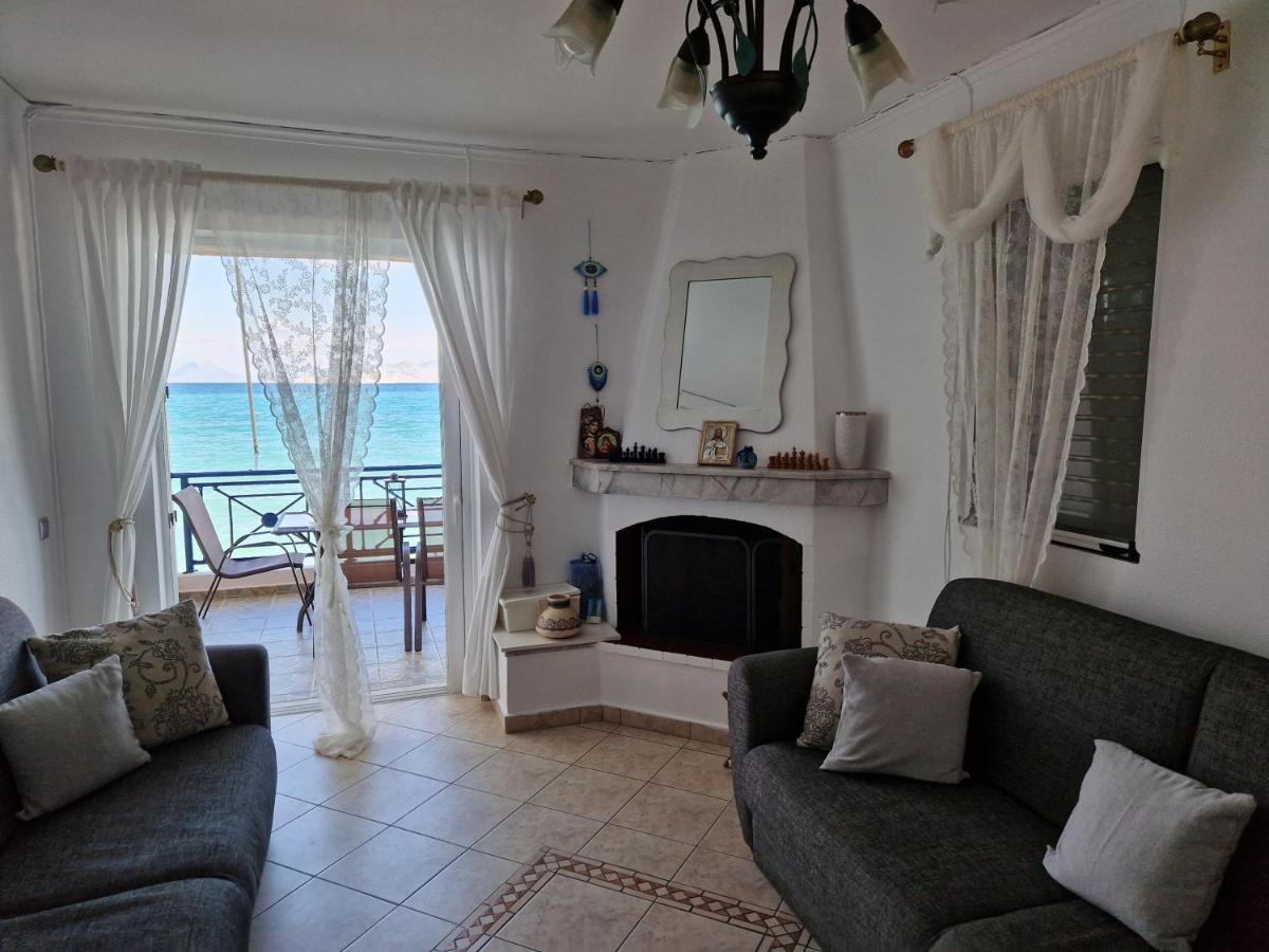 Korinthian Sea View Appartement Nerántza Buitenkant foto